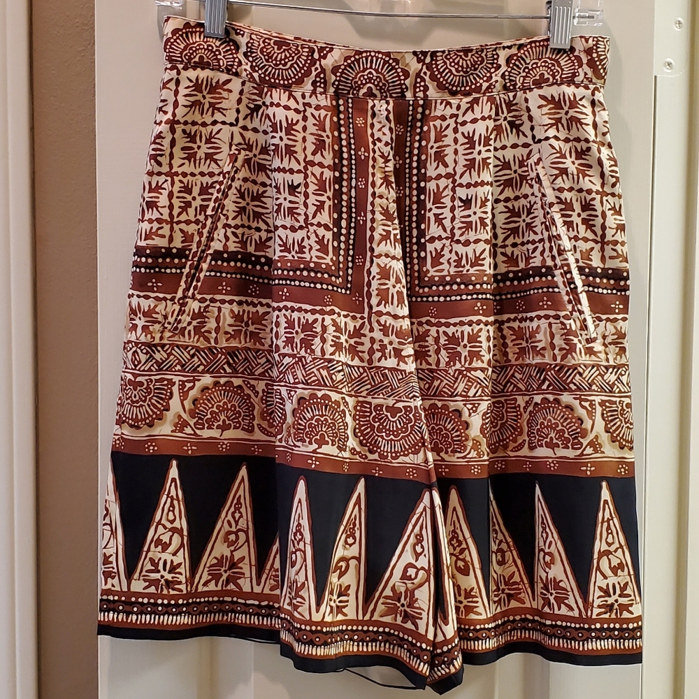 Emanuel Ungaro high waisted shorts